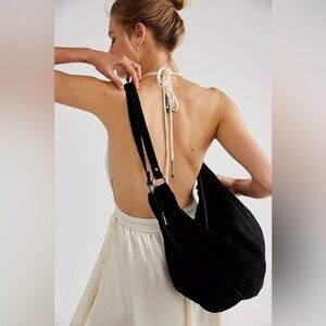 Free People Elegant Black Tote